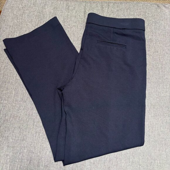 Philosophy Republic Stretch Ponte Knit Pull-On Bootcut Pants, Petite Large - Picture 2 of 6